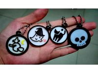 Halloween key chain by 3DP_PARK