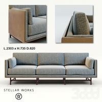 Диван Stellarworks SW Sofa Three-seater