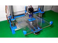 094-DIY Adjust Bed Base Corner Homemade 3D Printer Laser Axis Linear Rail Router CNC Milling Frame by doitverything