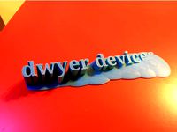 Melting Name Plate by patricknevindwyer