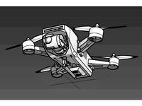 Sprank Drone (race drone with cam gimbal) by mwilmar