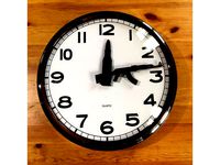Ak47 & 7.62x39 ammo Ikea "Pugg" clock conversion  by Maxdarkdog