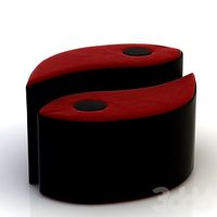 velvet pouf