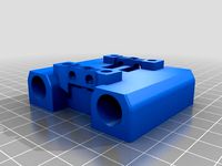 Hypercube Evolution X Carriage for 10mm igus Bushings, and cable chain. by jsondag