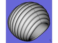 Bombón rings - Thumb ring (anillo pulgar) by Trenes_y_Joyas