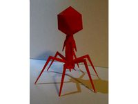 Printable Bacteriophage by Riftliger