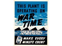 WWII Assembly Plant Production Poster Litho by chryslerjunkandstuff