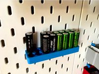 Battery tray for IKEA Skadis by mhson