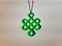 Celtic Knot of Longevity Pendant by O3D