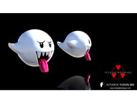 Super Mario Galaxy "Boo" by yr3design