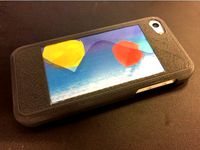 iPhone5c badge/card carrier cover/case by 3E8