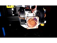 CR-10 E3D V6 mount Dual FAN Mesh by chips777