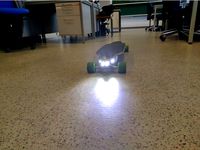 LED Headlight for electric longboard by VincentF