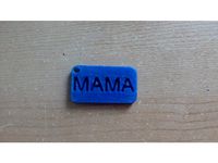 Mama keychain by szatyi