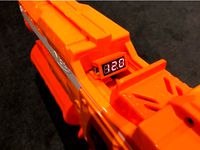 Nerf Demolisher voltage meter bracket by fantasticmrdavid