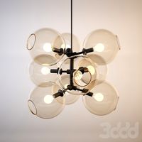 Lindsey Adelman - 9 globe bubbles
