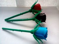 Rose with Stem & Thorns & Sepals & Hip (stem_cut) by Marusya