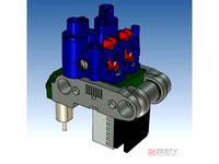 Dual Nimble V1 adapter for the Voron CoreXY printer by ZestyTech