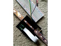 Raspberry Pi case w/ LED strip and Camera holders [WIP] by majorrom