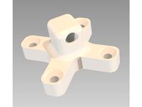 Anet A8 Threaded Bar Bracket by b1eiji