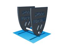Universal shelf spool holder by MuyayoDeOz