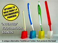 Inverted Tooth Brush Stands by muzz64