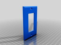 Rocker Light Switch Cover Plate Basic by Walnetto
