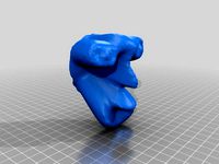 Head sculpture by Syzguru11