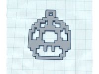 1UP 8bit Pendant by cellozero