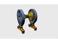 Spool holder with cones and gears bearing by manticus