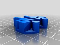 MPCNC - Belt Tensioner Parametric Remix for US or IE Version added pin by Leitnin