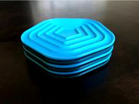 Stacking No-Stick Coasters by alexberkowitz