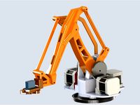 Robot Arm MK2 Plus (Stepper Motor in Used) by jackyltle