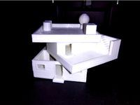 Miniature Two Storey House for Civil Engineering by eashwarps