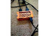 Raspberry Pi Zero W with USB hat case by Hazzmatt