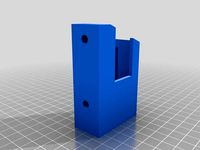 This is the left bracket that along with the right bracket on this site allows you to hang your Arris TG1672 time warner / spectrum modem / wifi router on the wall in an upright position. by Bob1947