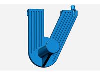 Makerbot Replicator  Mini+  Large Spool Holder by chrisharney