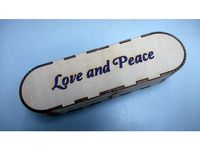 Laser Cut Wooden Pencil Box by KenIp