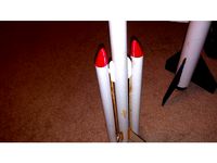 Ariane 5 style nosecones for apogee booster rocket kit. by Brooks0827