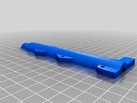 Dremel Flex shaft extension Wan Hao/Power Spec i3 Duplicator mount by DeltaStar