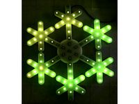 Pixel Snowflake 3 (Square Nodes) by czajkaej