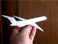 MD80 Aircraft Scale Model by guaro3d
