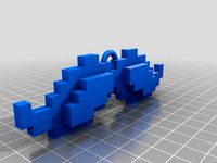 Mustache Key Chain by Firefall723