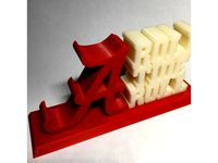 Alabama Crimson Tide Deco Stand by Mission_3D