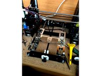 Anet A8 / Tronxy P802M heated bed frame by rommaster