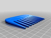 Wide comb by notisaacclarke
