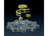 Fallout 4 Vault 111 Door - Seperate Parts  by Zpsmi