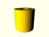 Customizable Plain Flat Washer or Spacer by andygock