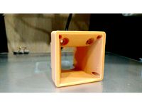 40mm Fan duct adapter for Anet a6 direct drive e3d hotend by semeivan