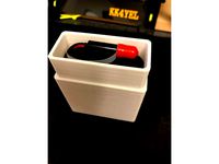 KX2 Battery Holder (rounded edges) by supercazzola